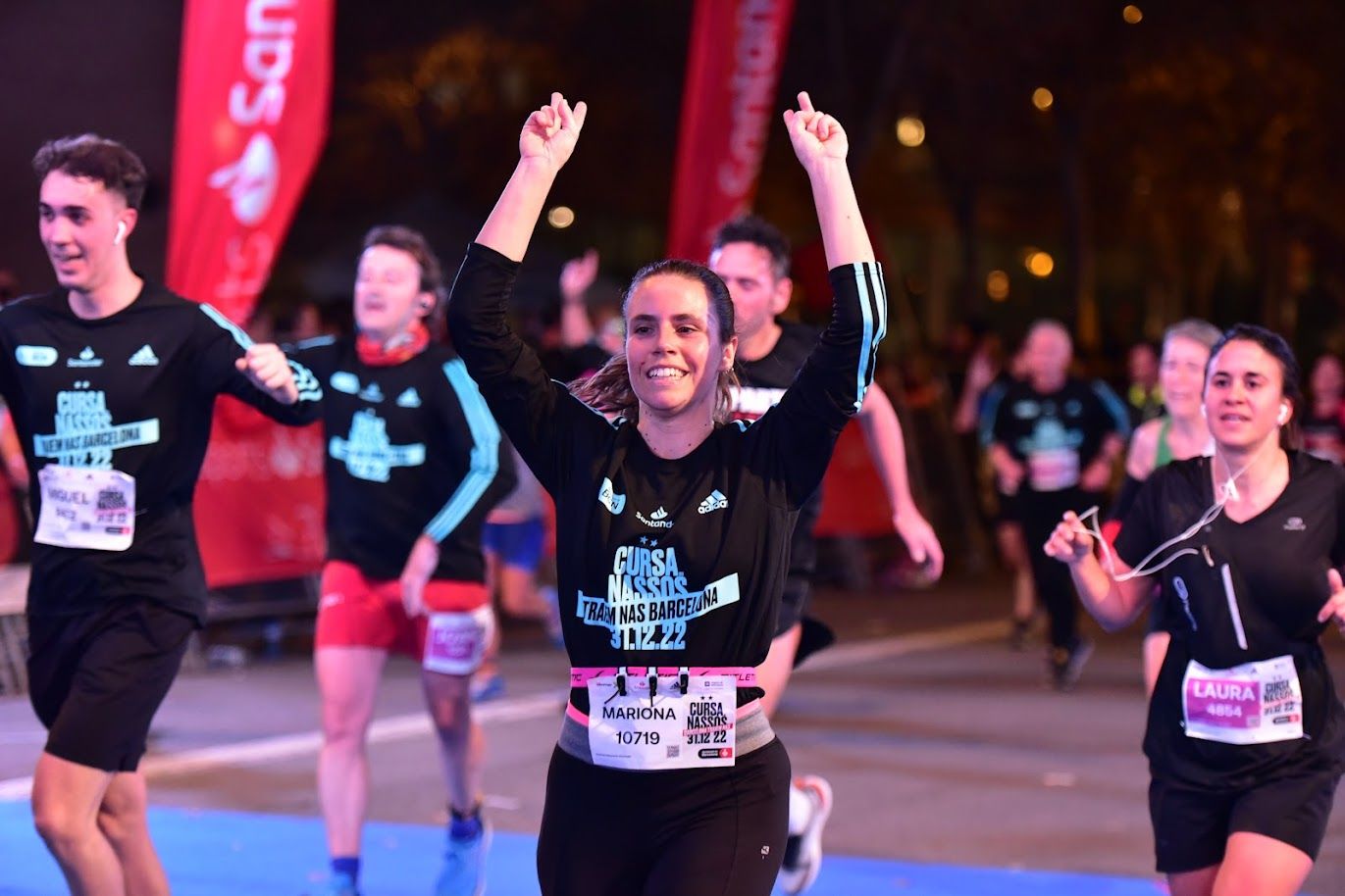 Imagen de la Cursa del Nassos, la carrera de Nochevieja en Barcelona