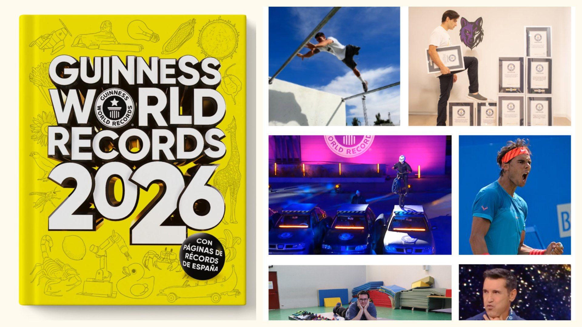 España brilla con 12 nuevos récords en la nueva edición del libro Guinness España brilla con 12 nuevos récords en la nueva edición del libro Guinness