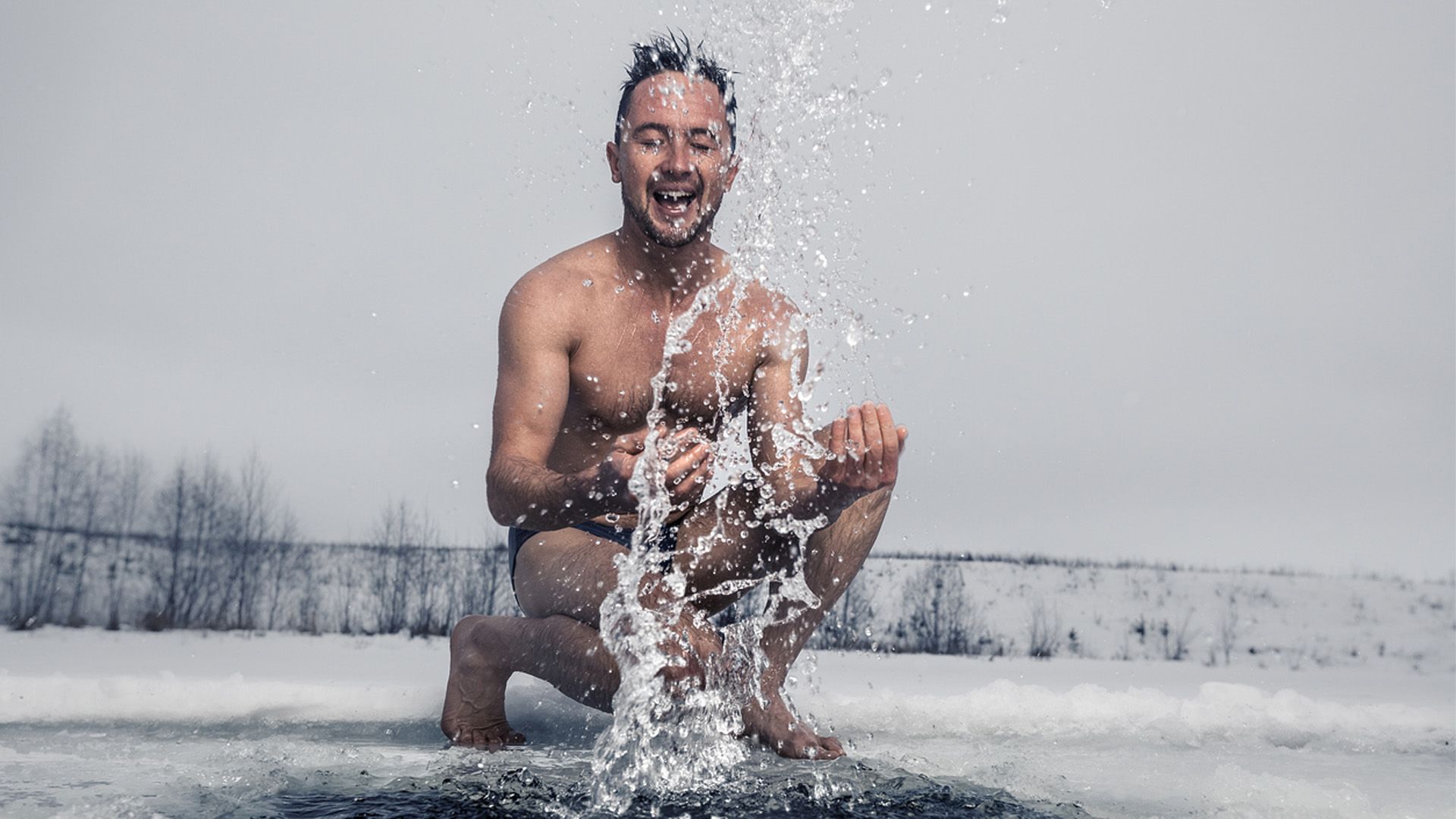 Preparados para la inmersión en agua fría con ropa técnica