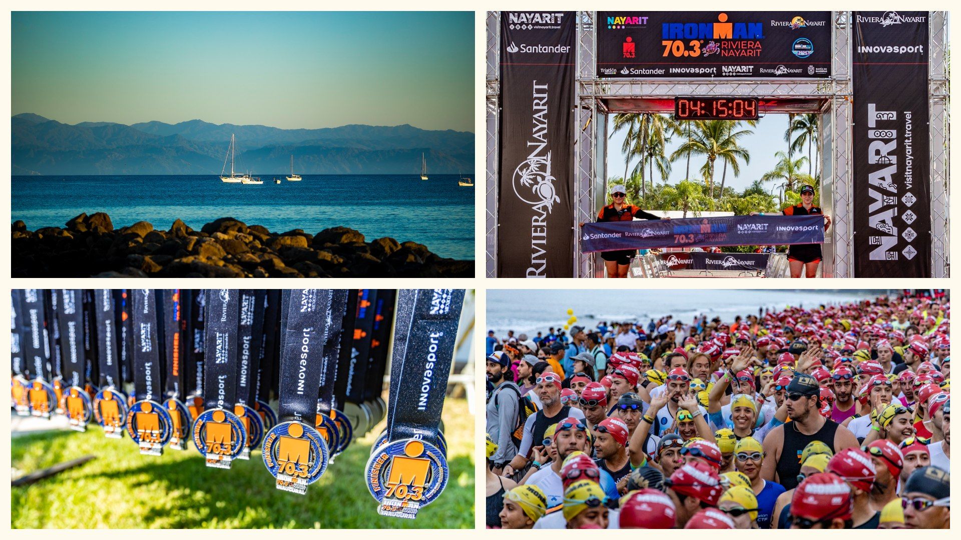 El espectacular IRONMAN 70.3 que combina triatlón de élite y turismo de ensueño