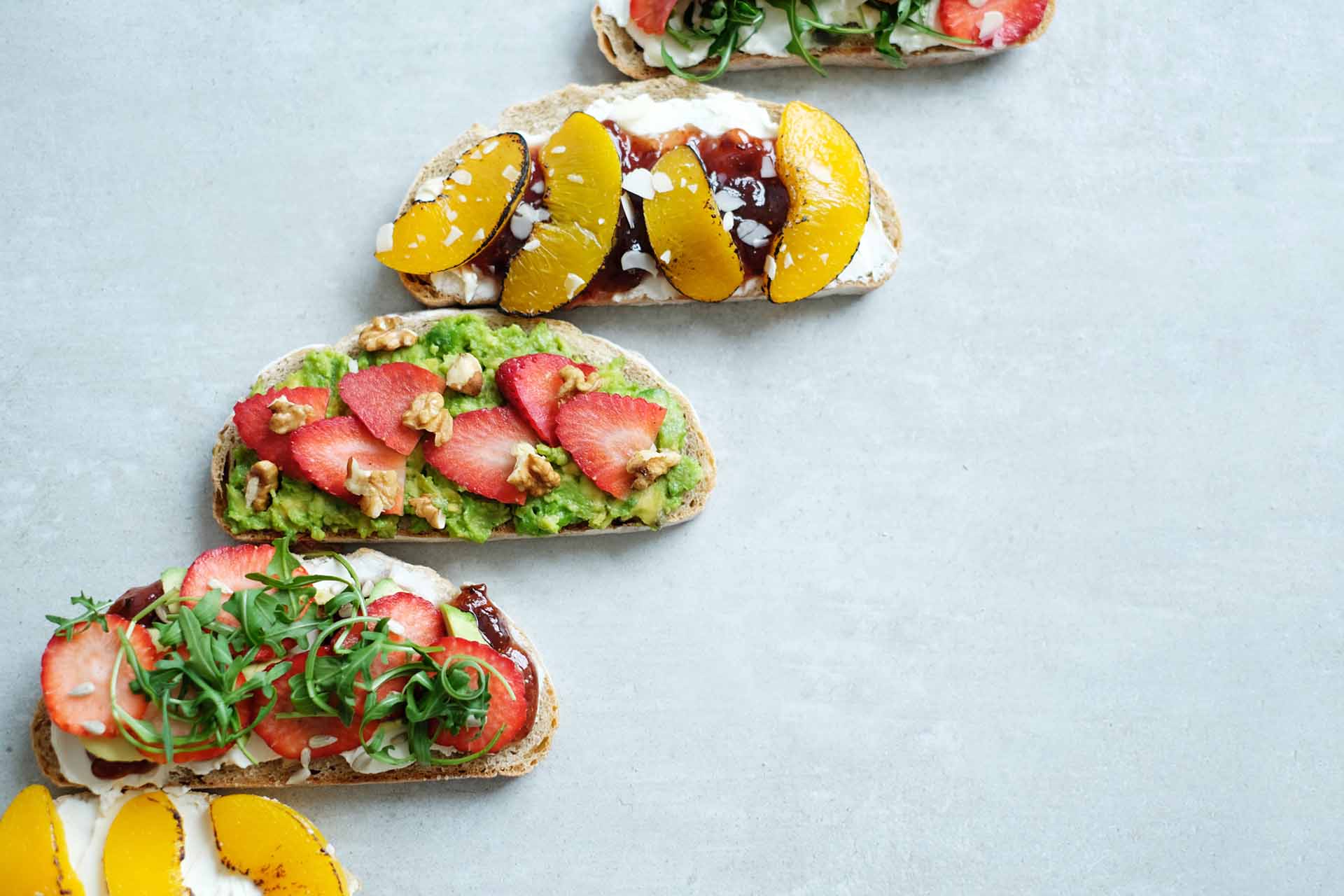 4 tostas otoñales deliciosas para mantener los niveles de azúcar a raya