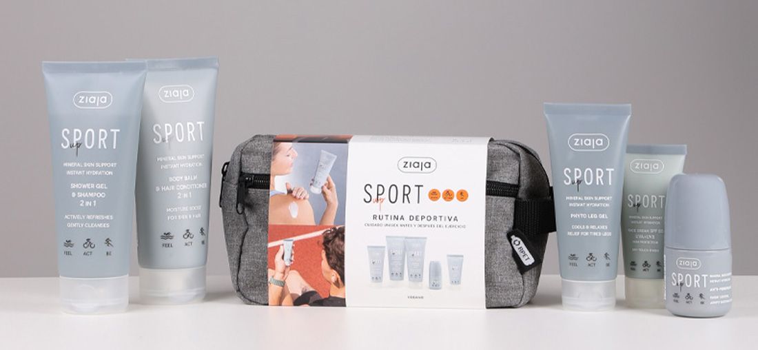 Nuevo Ziaja SPORT Set Rutina Deportiva 