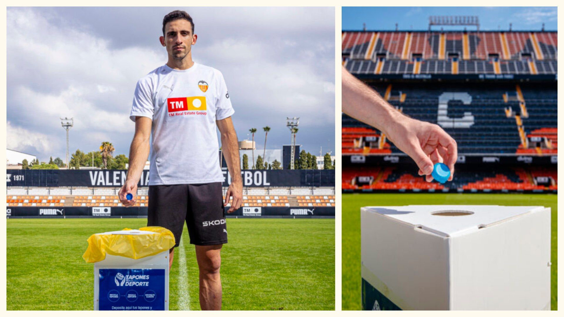 “Tapones por el deporte”, un proyecto pionero de economía circular