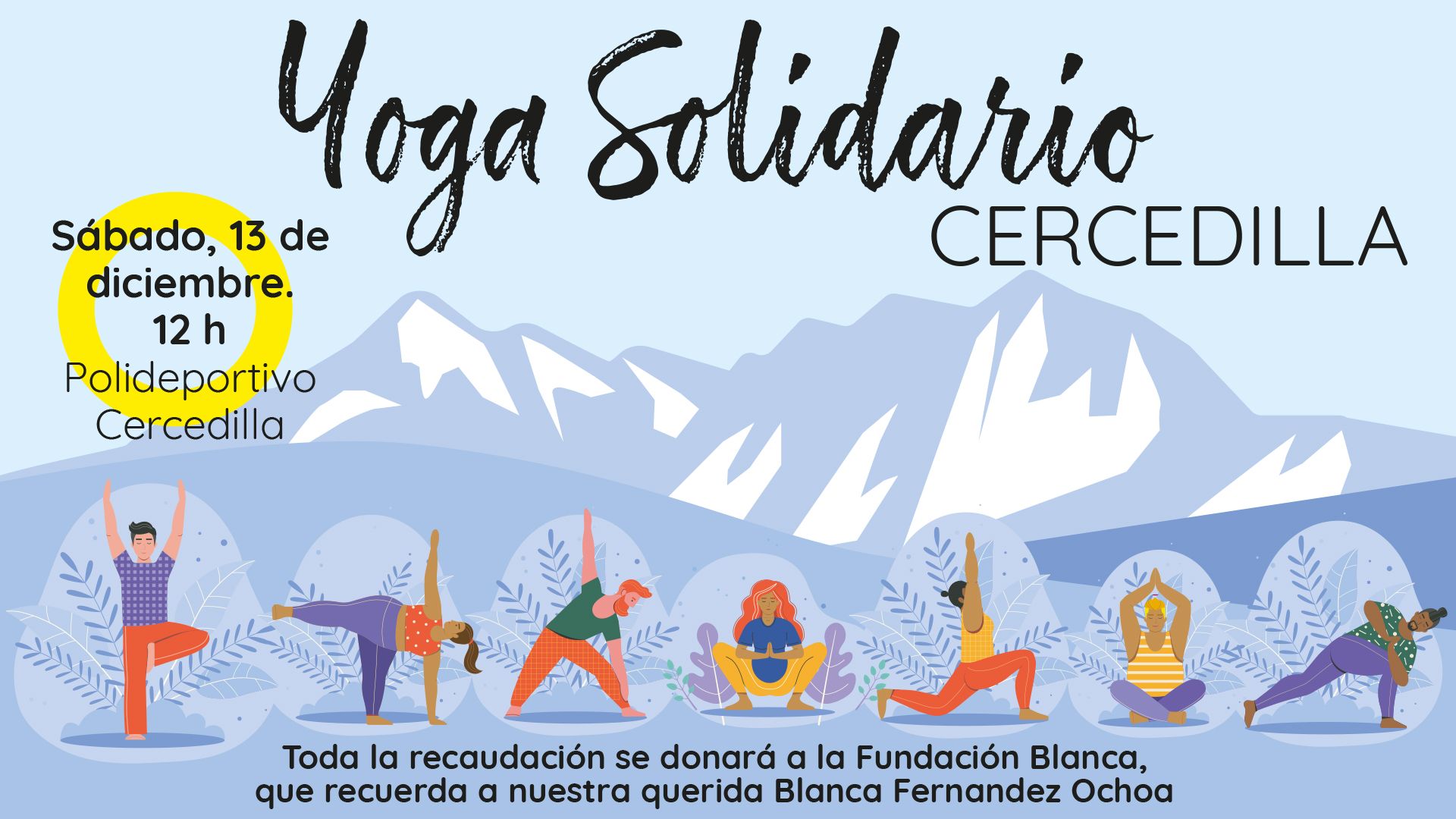 Yoga Solidario en Cercedilla