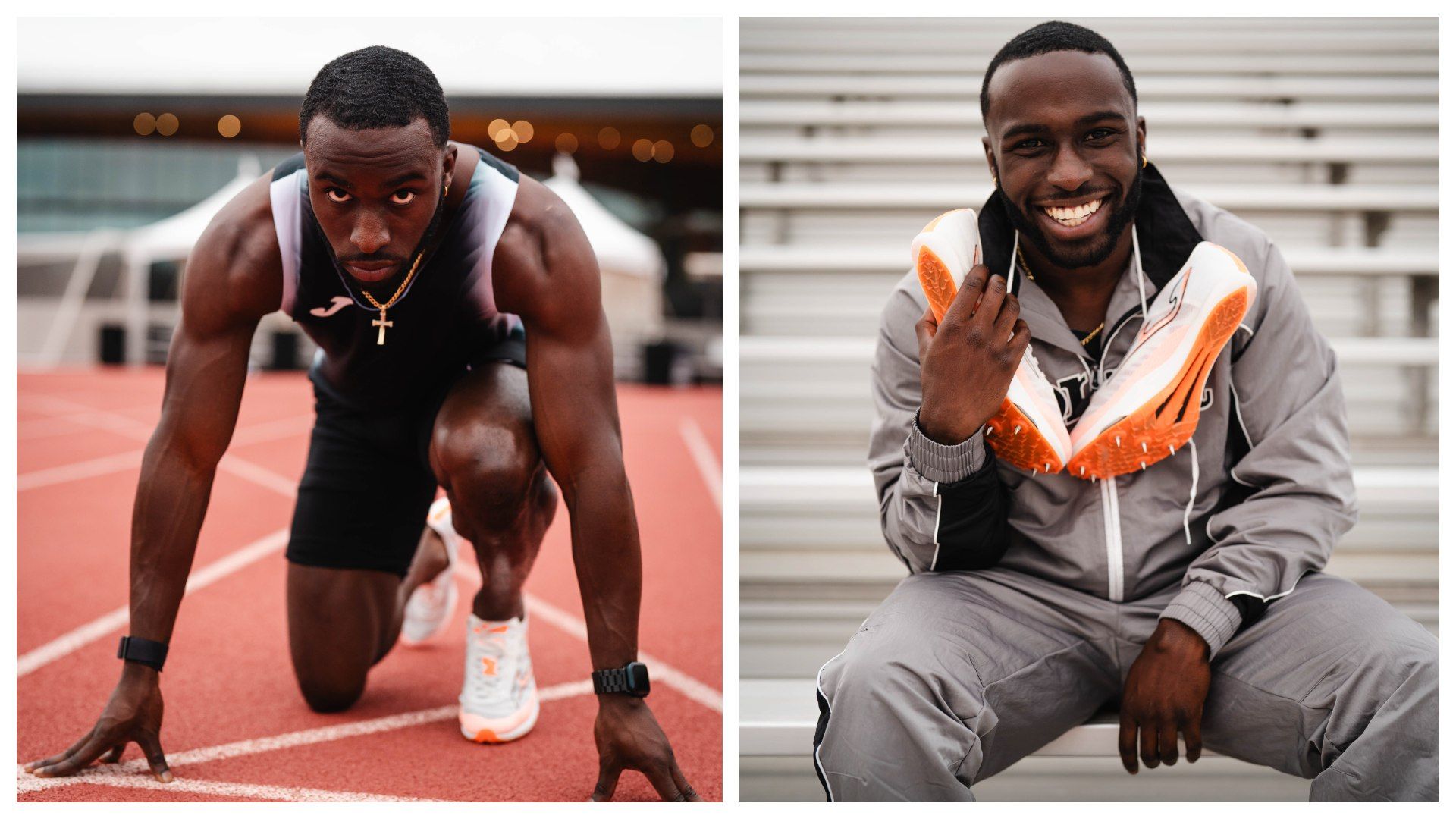 Joma amplía su equipo de atletas de élite con el velocista estadounidense Marcellus Moore