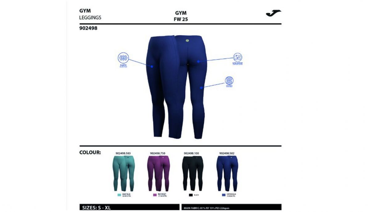 Mallas largas de alta sujeción Core de JOMA