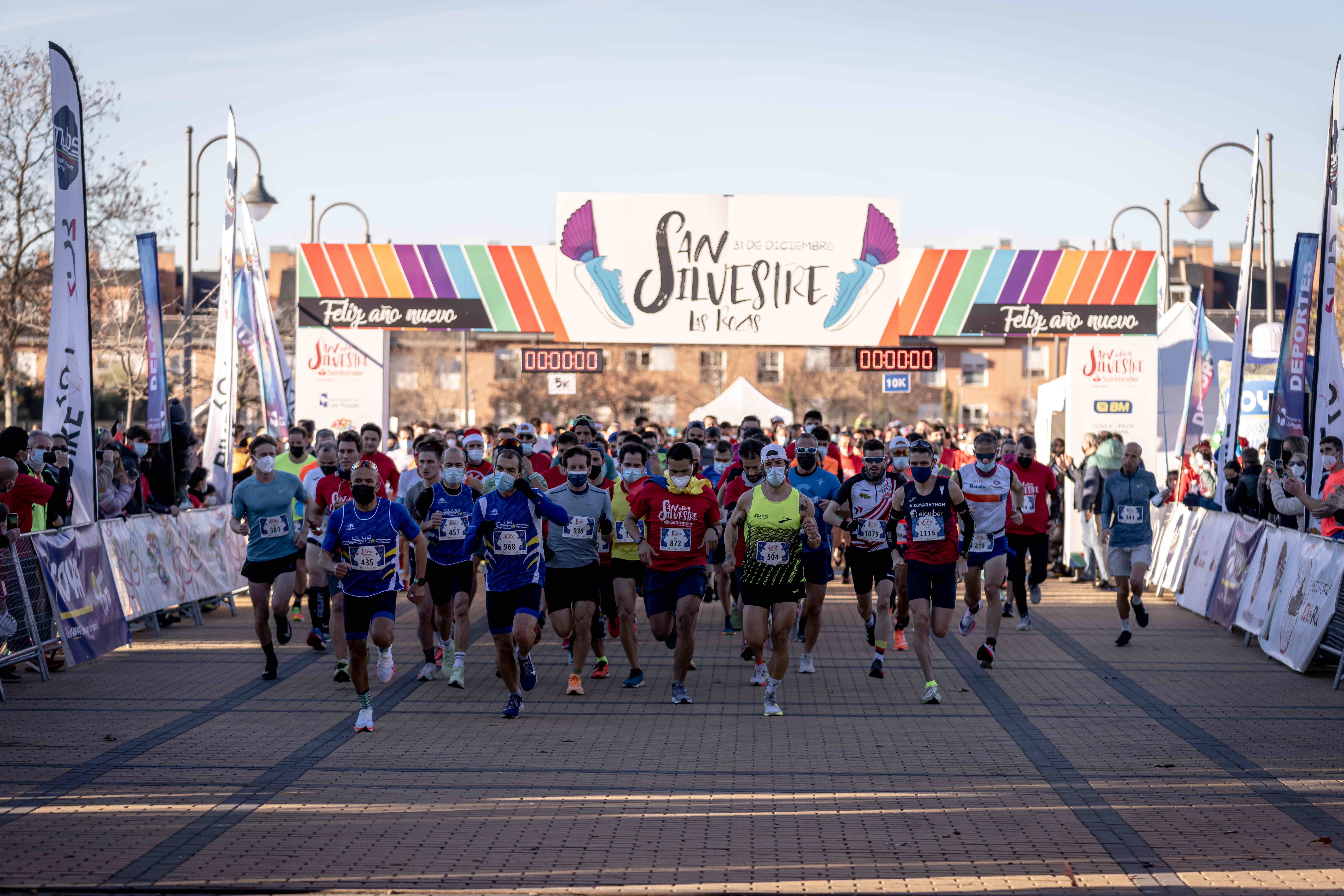 Salida de la San Silvestre de Las Rozas