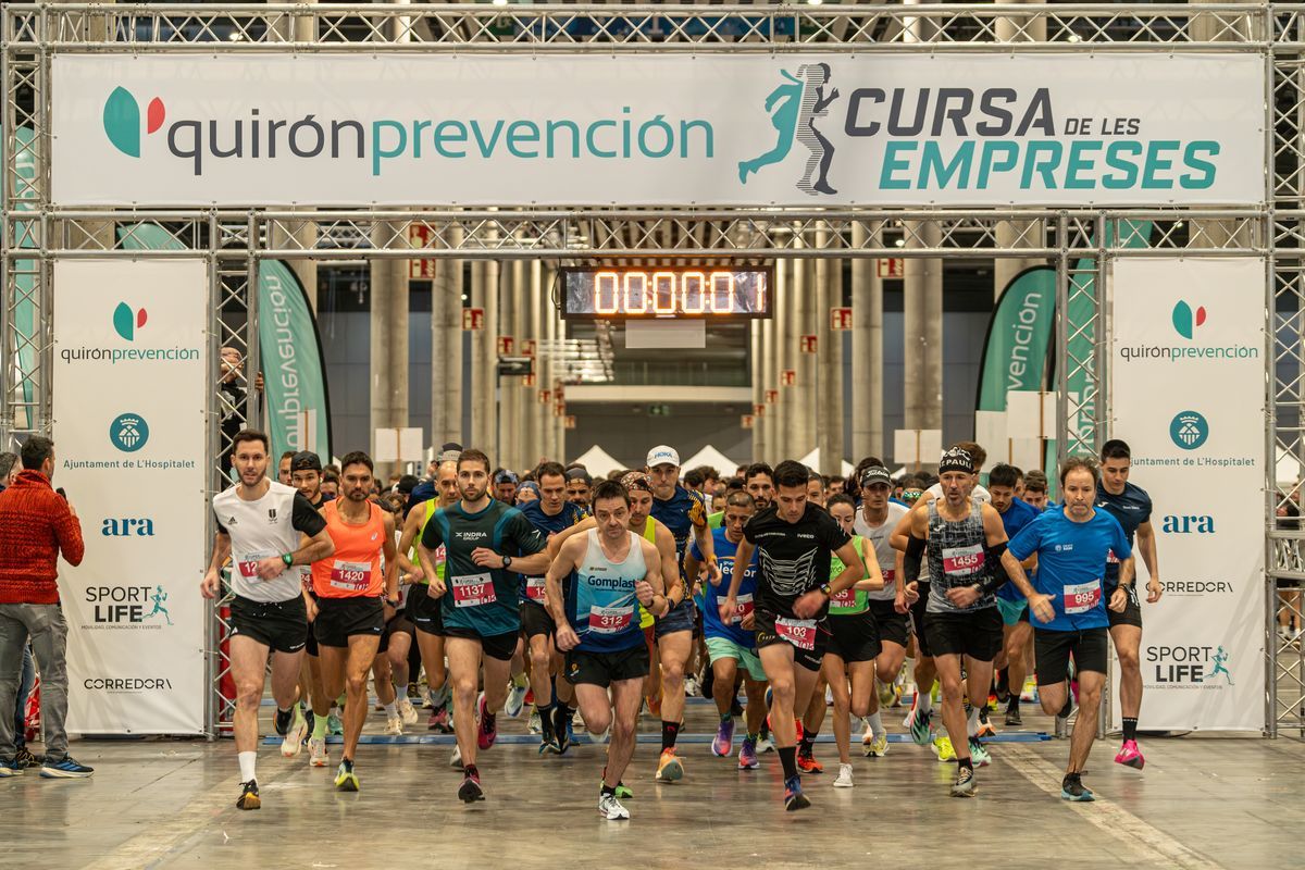 Salida de la Quironprevención Cursa de las Empresas de Barcelona 2025