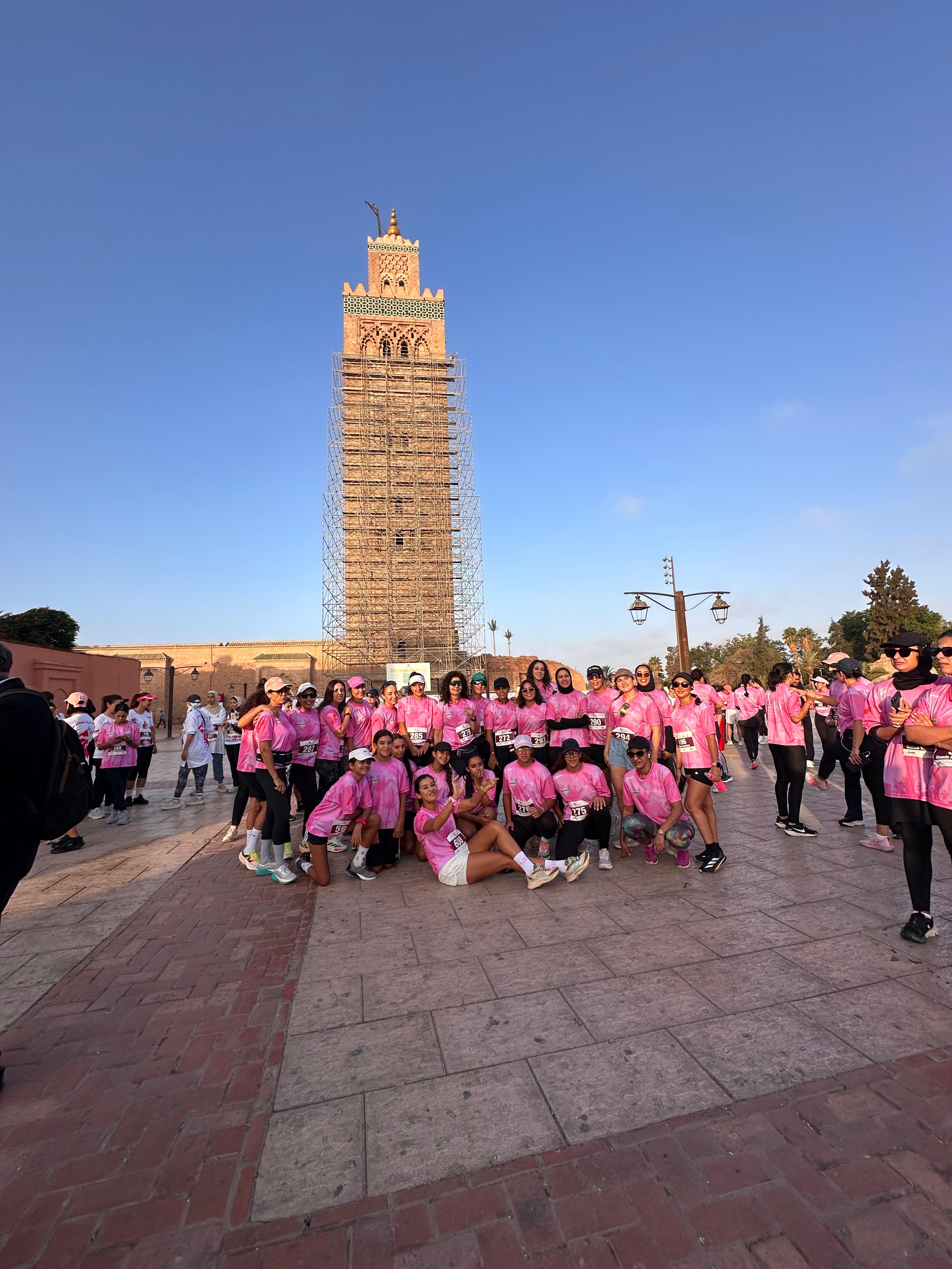 Salida carrera La Kechoise Marrakech
