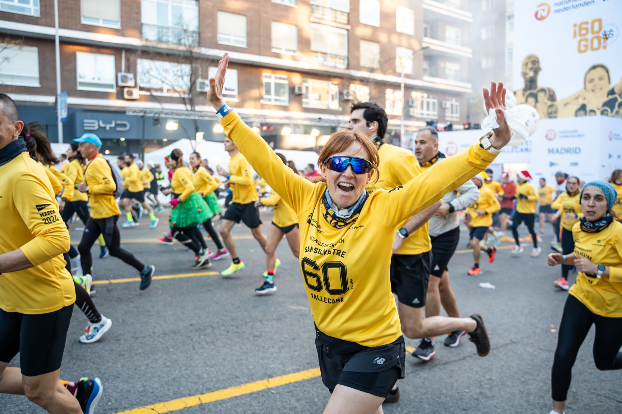 La emoción de correr el 31 de diciembre por las calles de Madrid