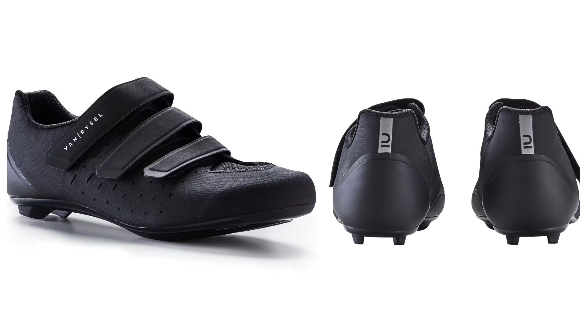 Zapatillas de carretera Van Rysel Road 100 Negro.