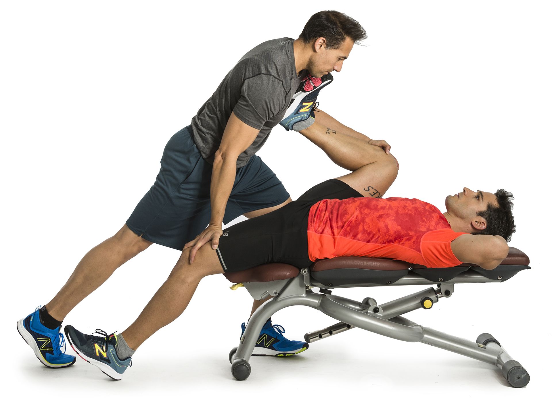 Estiramientos asistidos para mejorar la movilidad