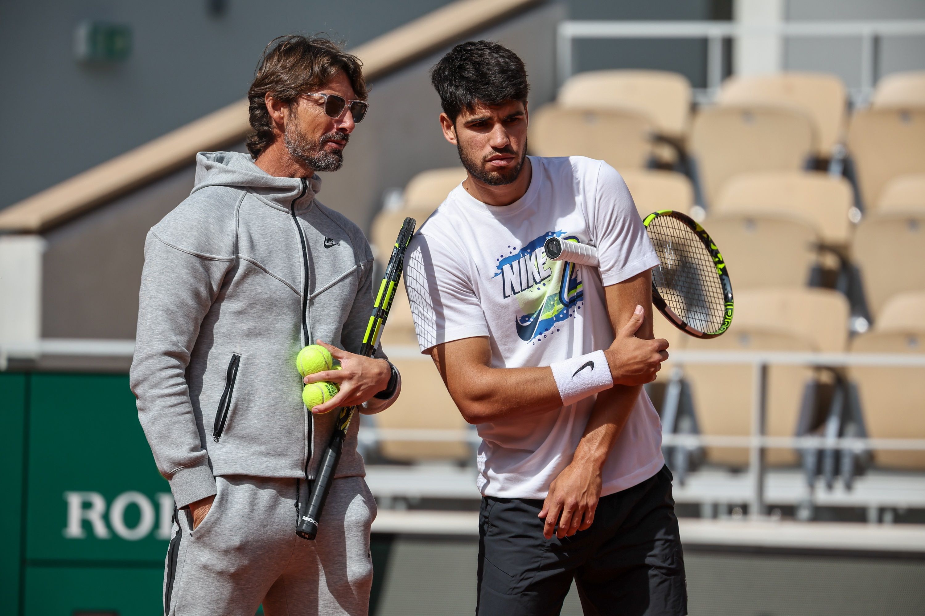 Juan Carlos Ferrero y Carlos Alcaraz
