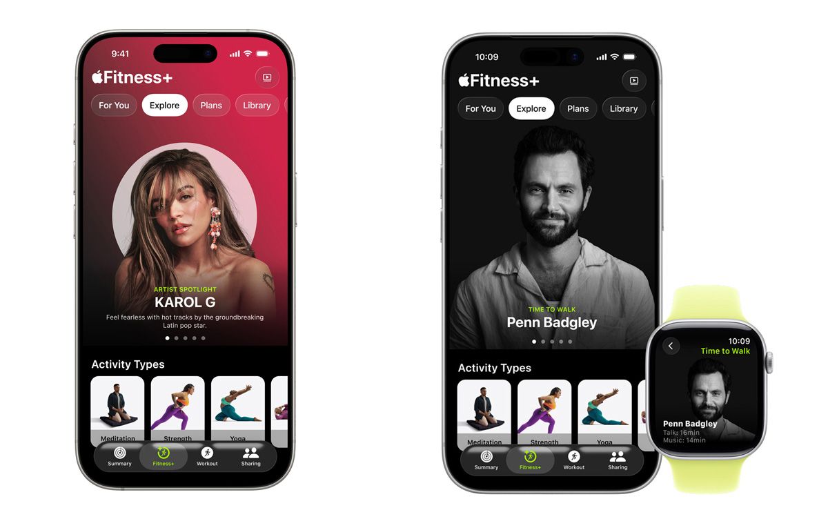 Apple Fitness Plus Karol G Hora andar