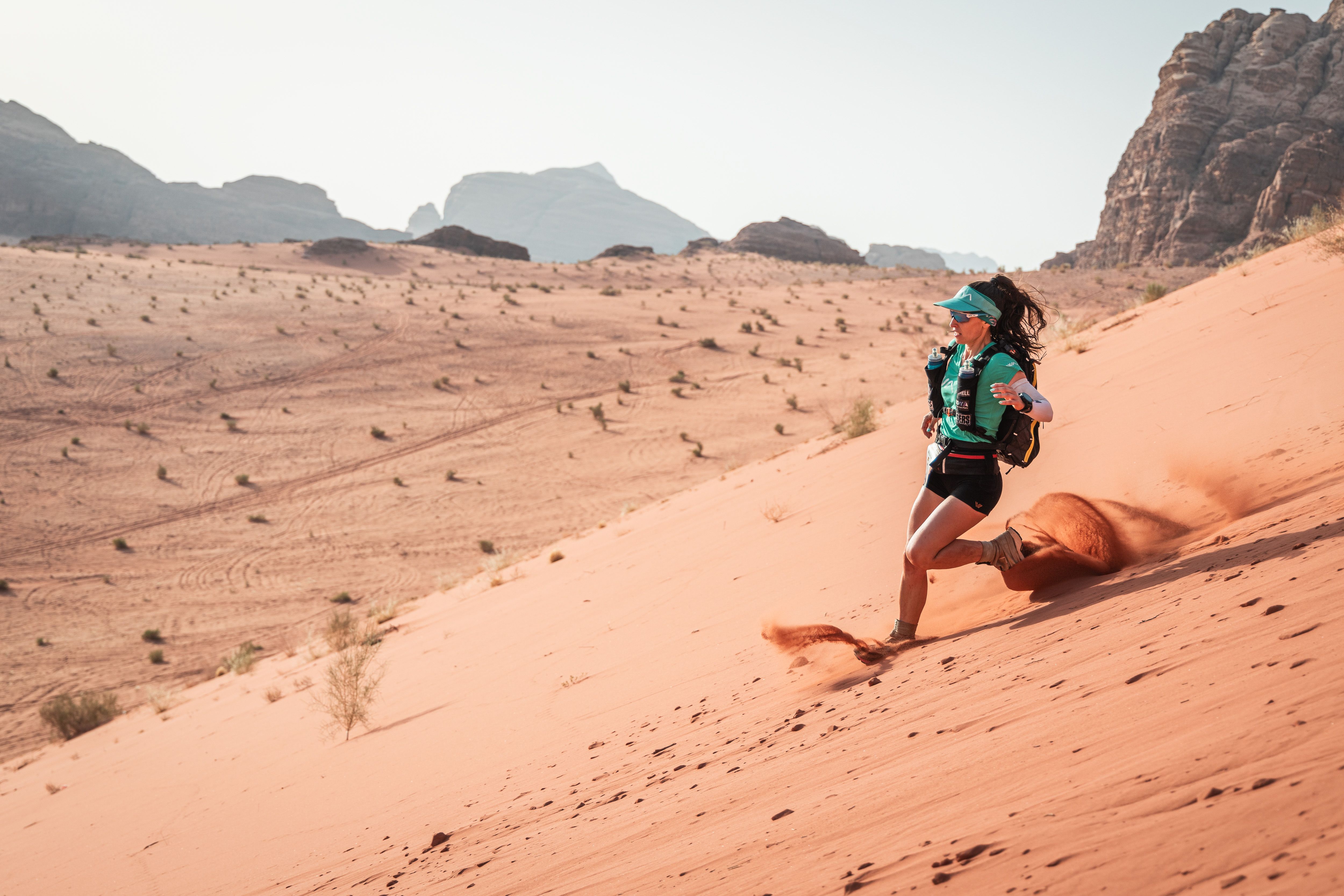 Maigua Ojeda en el desierto jordano