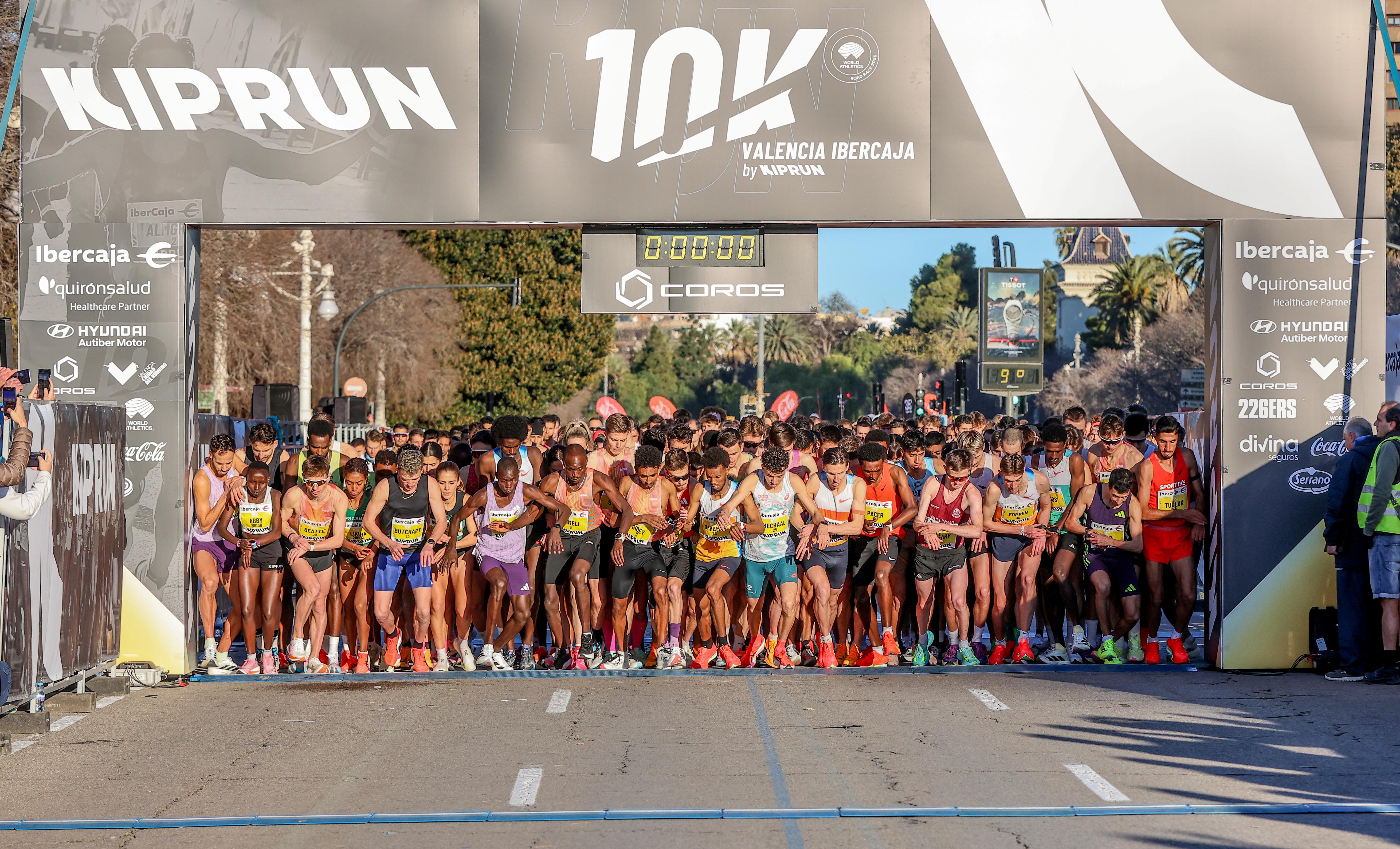 Salida del 10K de Valencia 2026