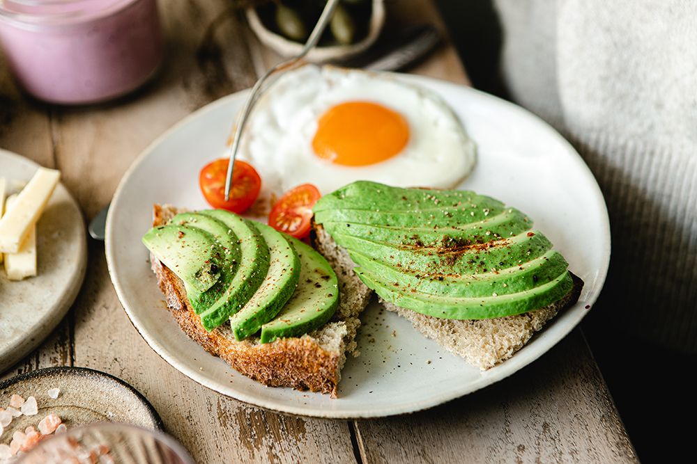 Tostada de aguacate y huevo