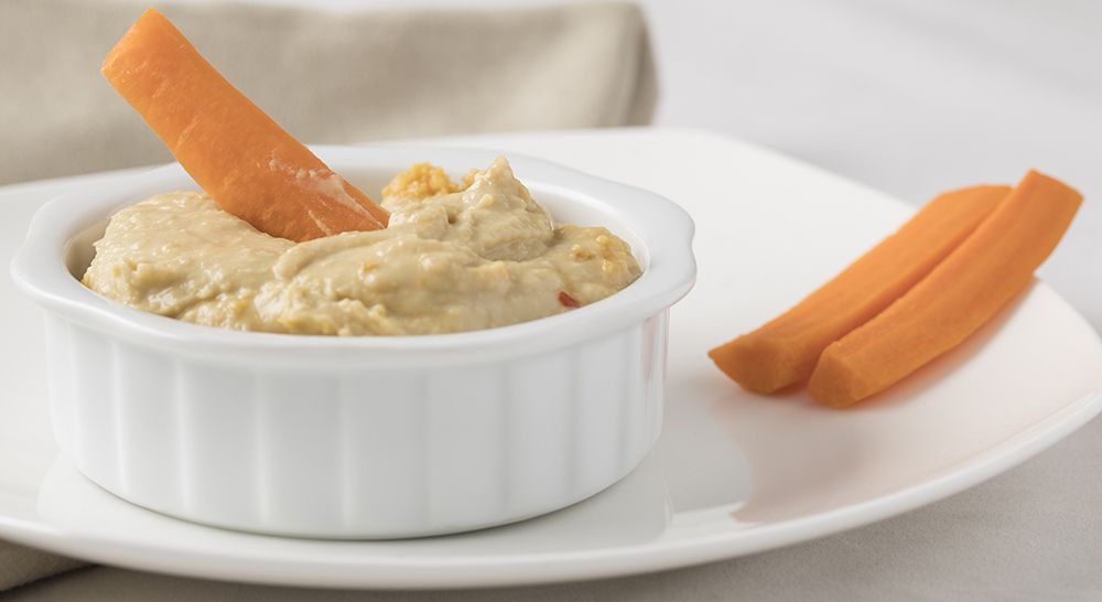Hummus con zanahoria
