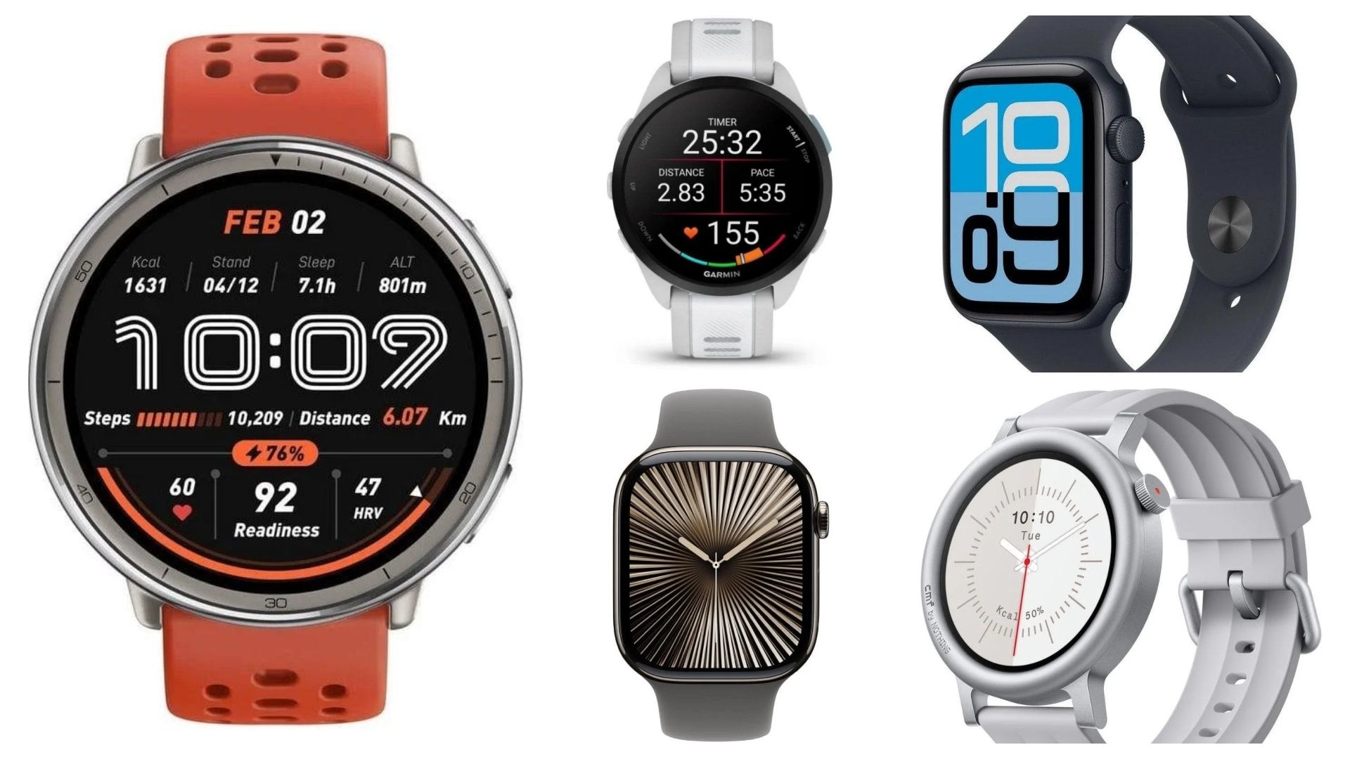 Precios mínimos en Garmin, Apple Watch, Amazfit.
