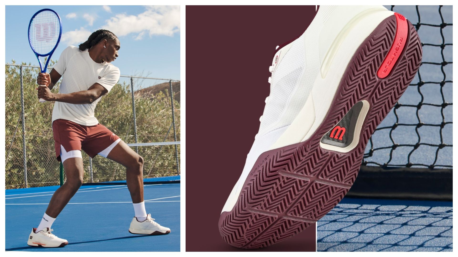 Así es la Rush 5, la nueva zapatilla de tenis para hombre de Wilson.