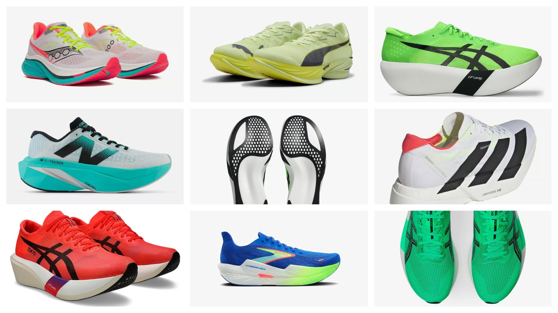 25 modelos para saber cuál es el que mejor se adapta a tu objetivo de tiempo en meta.