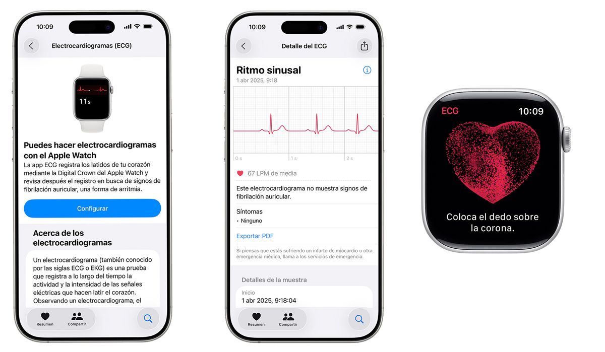 Con un Apple Watch te haces un electro donde quieras