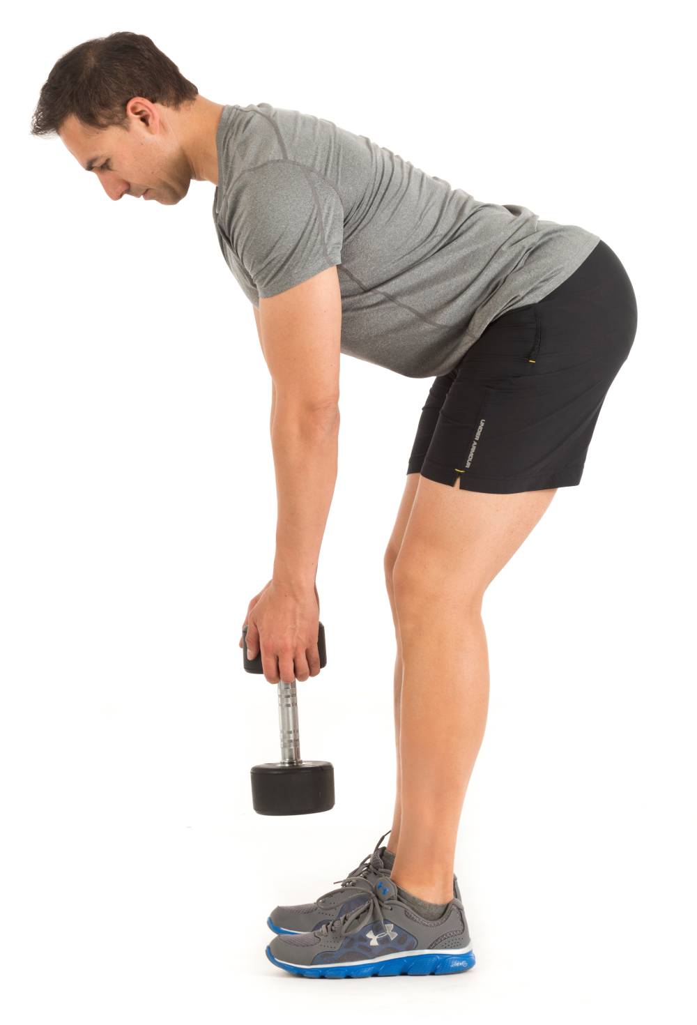 Peso muerto rumano con mancuerna