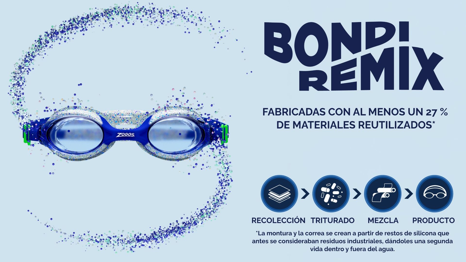 Zoggs revoluciona la natación sostenible con las nuevas Bondi Remix