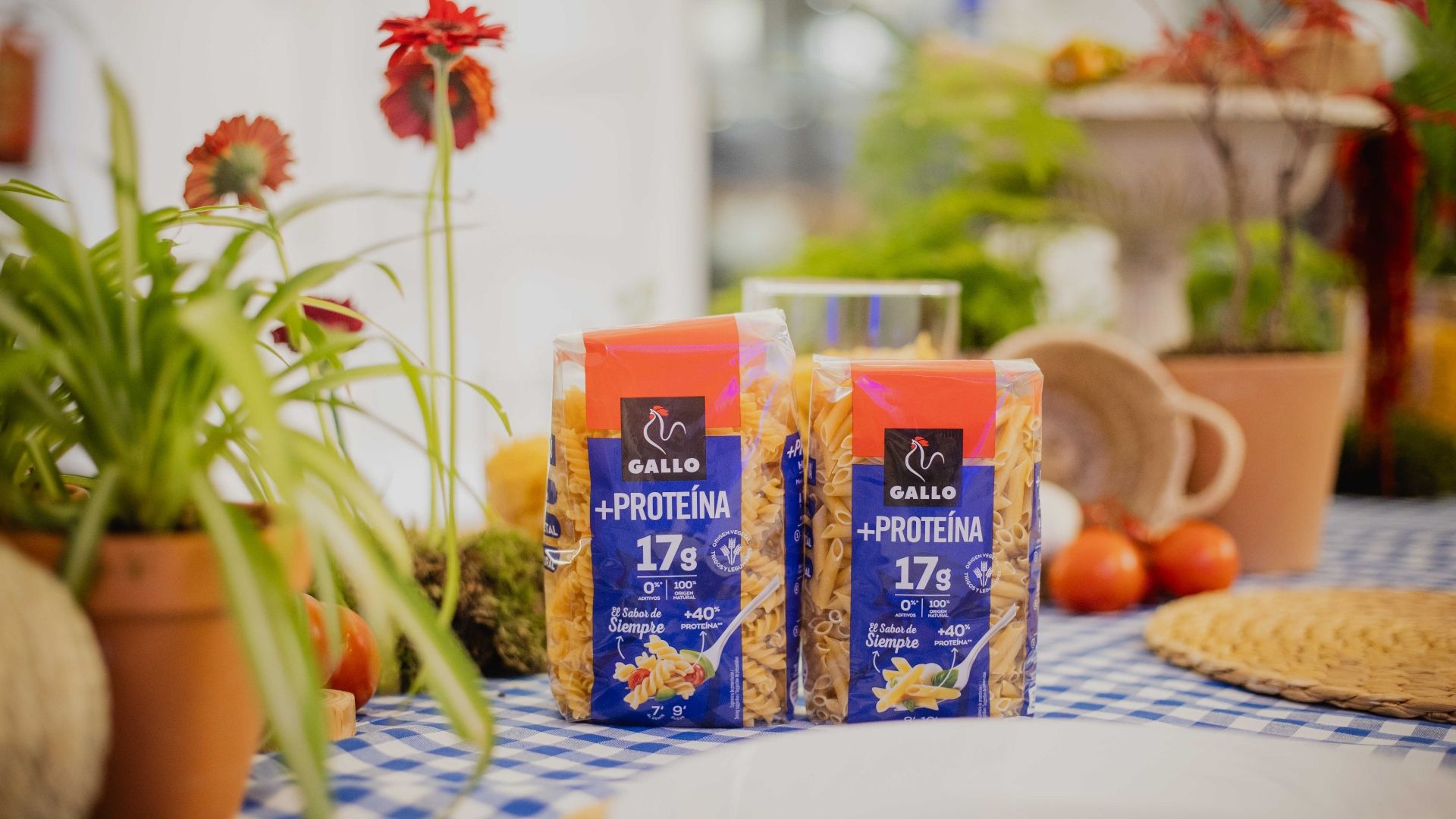 Gallo presenta su nueva pasta alta en proteína.