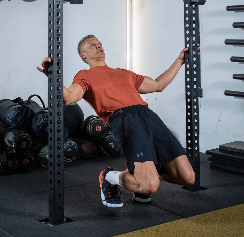 Squat Sissy asistido. 2x10 12