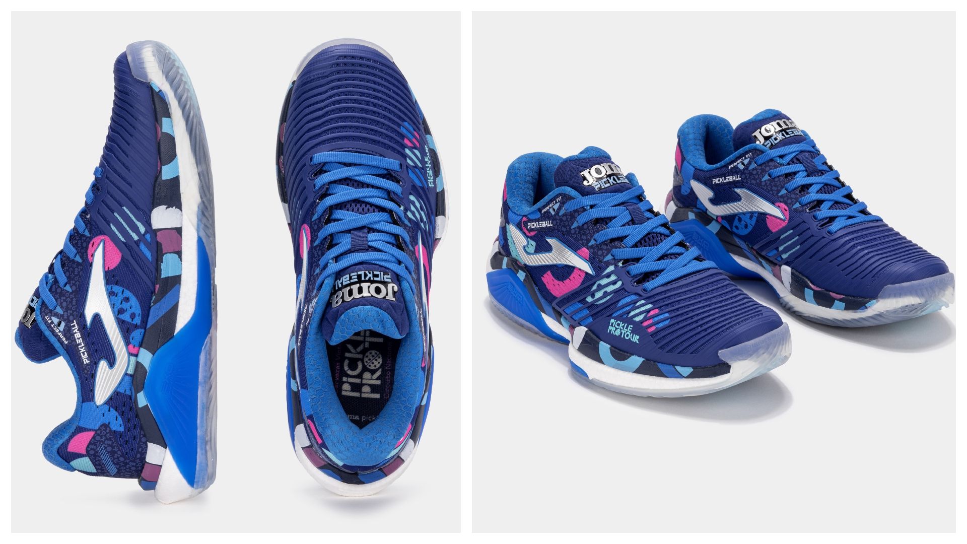 Joma y Pickle Pro Tour presentan su primera edición de zapatillas especiales juntos.