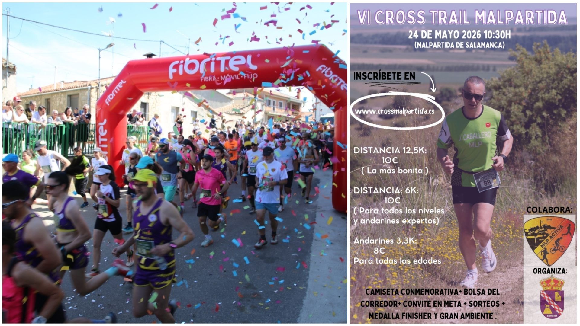 La VI edición del Cross Trail Malpartida llega el 24 de mayo.