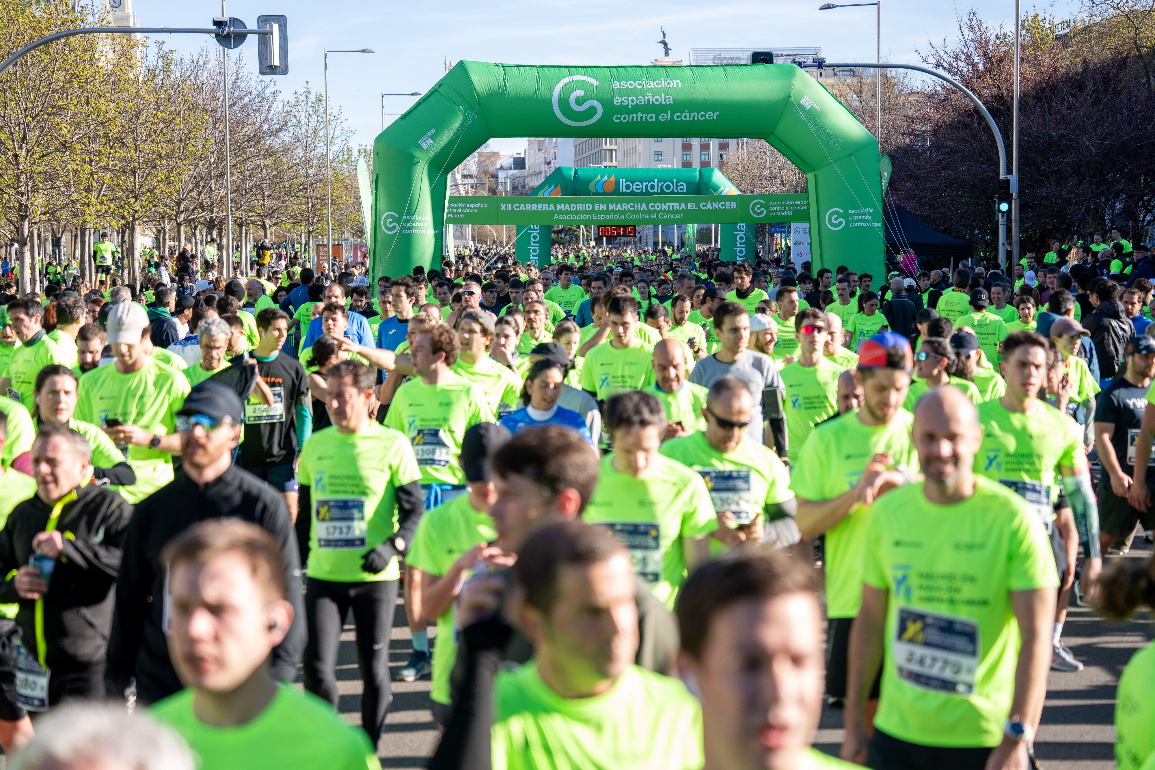 La marea verde la carrera Madrid en Marcha contra el cáncer vuelve el 19 de abril a las calles de Madrid