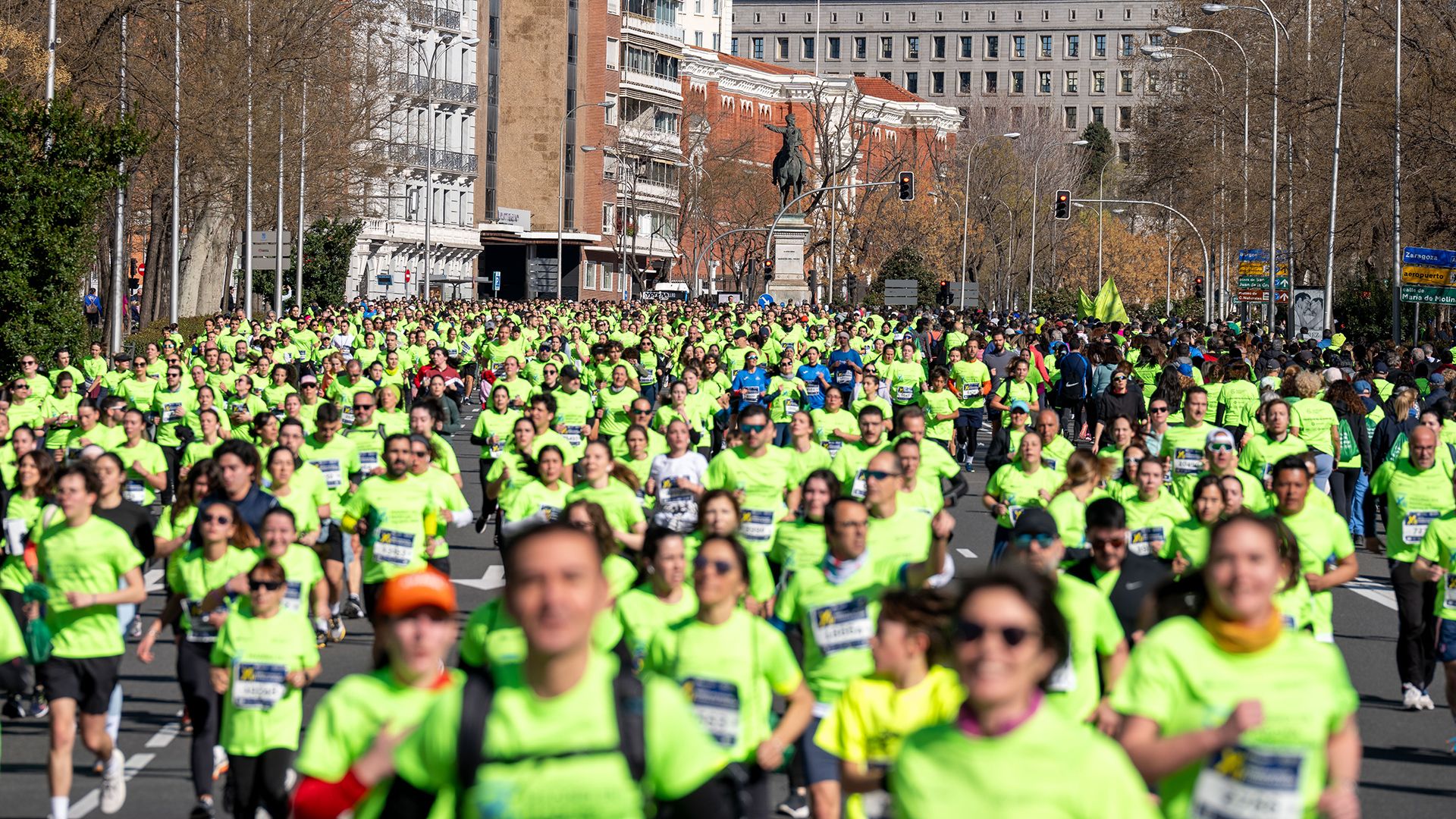 La marea verde de la carrera Madrid en Marcha Contra el Cáncer vuelve el 19 de abril a las calles de Madrid