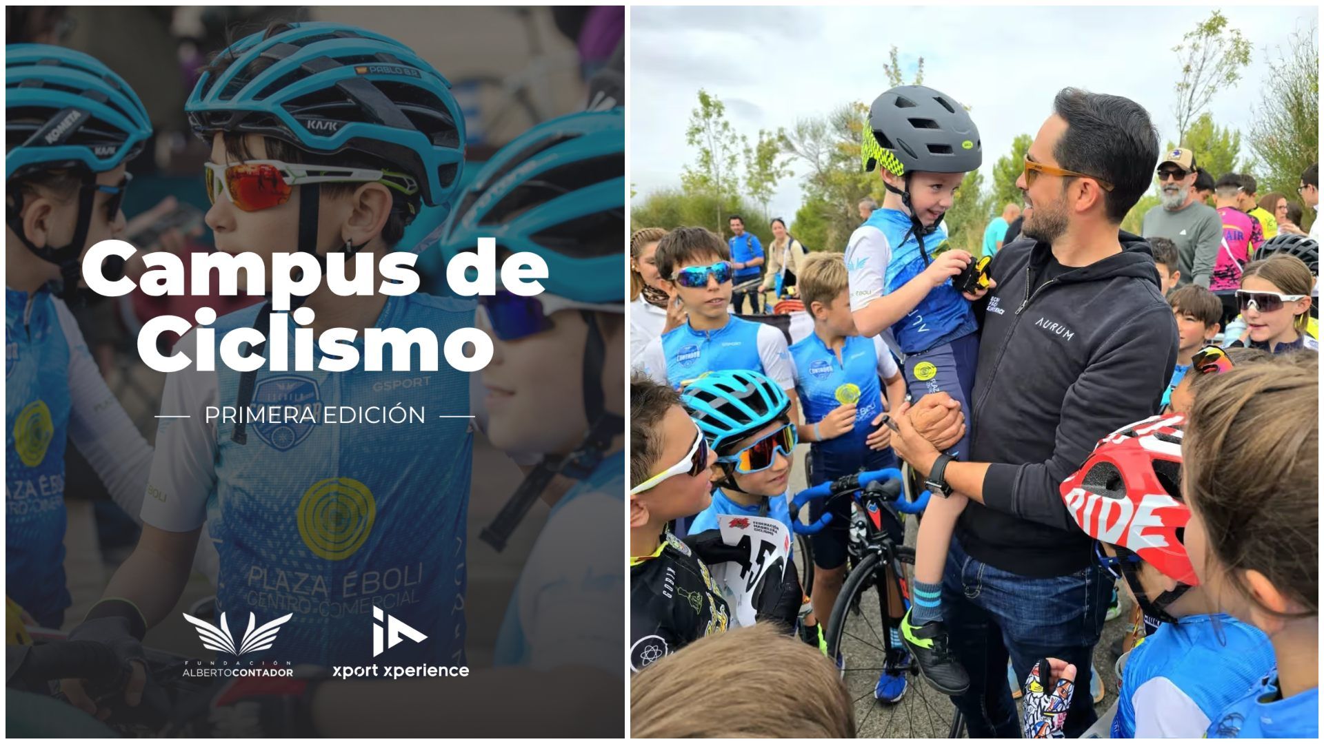 Campus Infantil de Ciclismo 2026 de la Fundación Alberto Contador