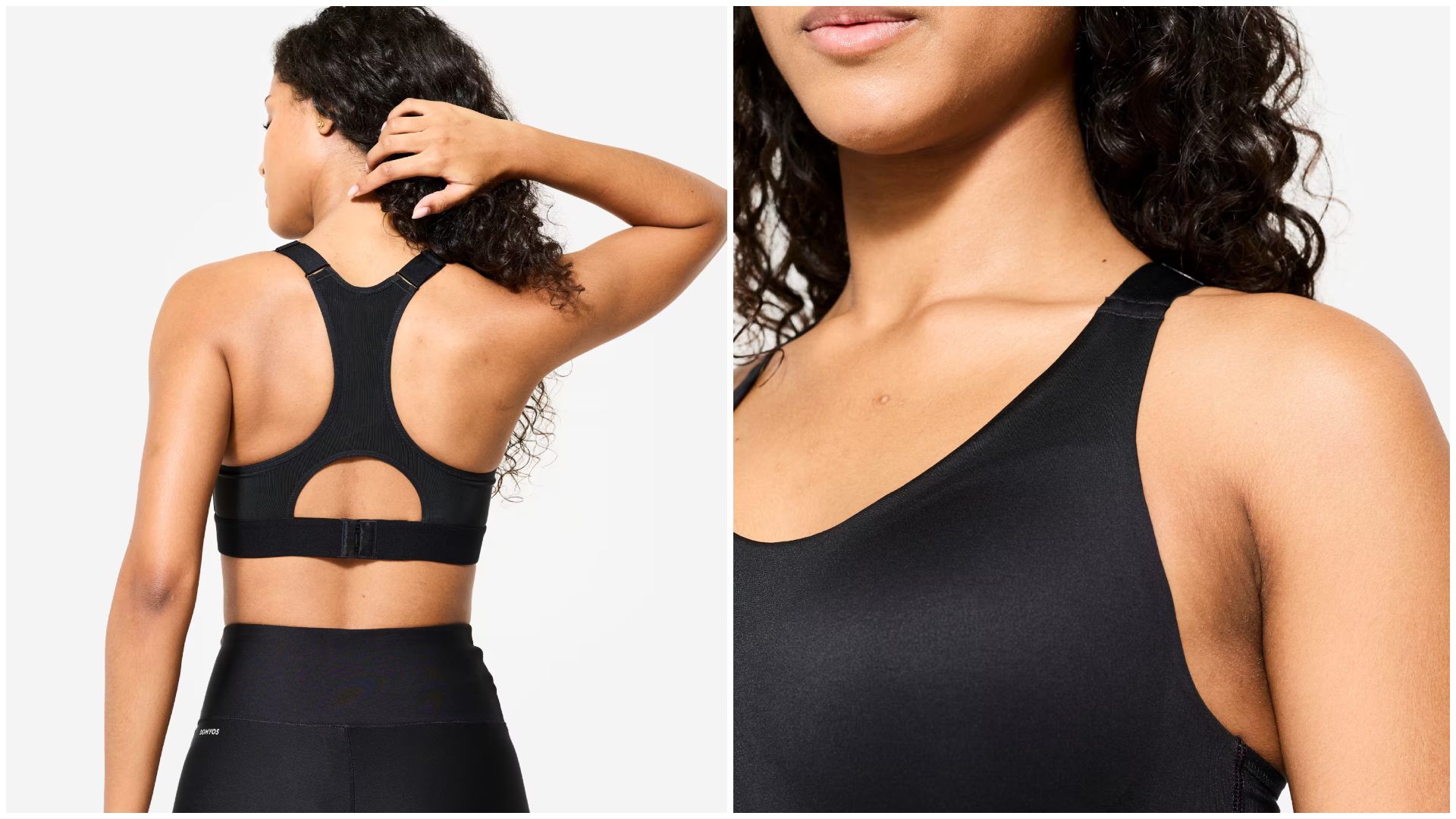 Sujetador top deportivo fitness alto impacto 900 Domyos.