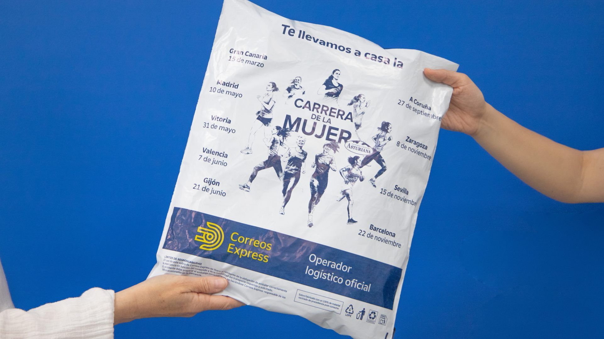 Correos Express se une a la Carrera de la Mujer 2026 como proveedor logístico oficial.