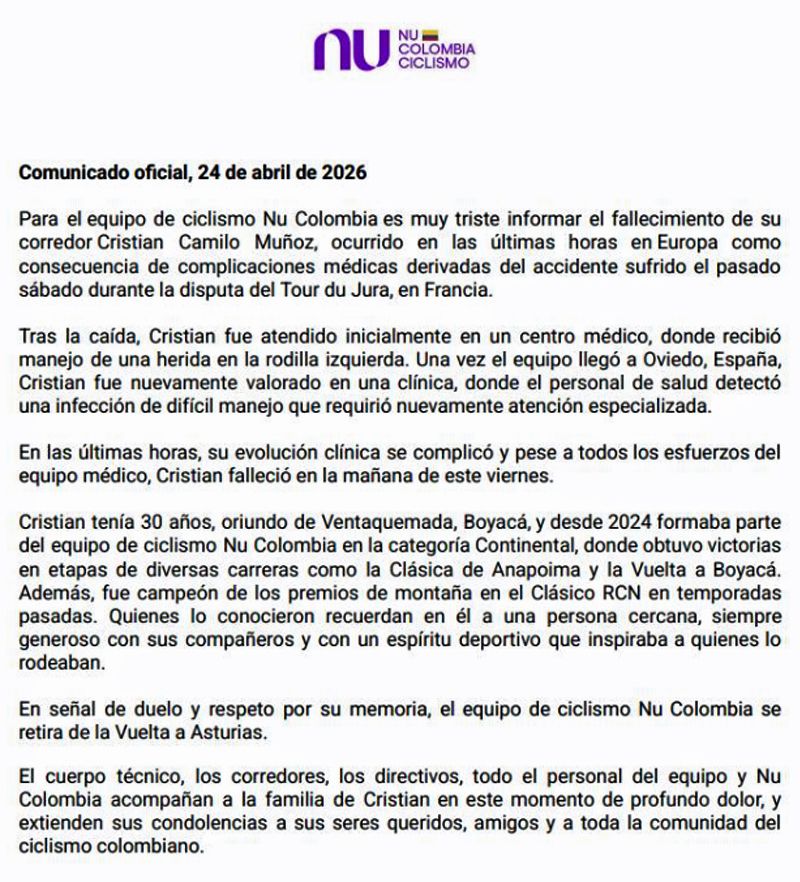 Comunicado Nu Colombia