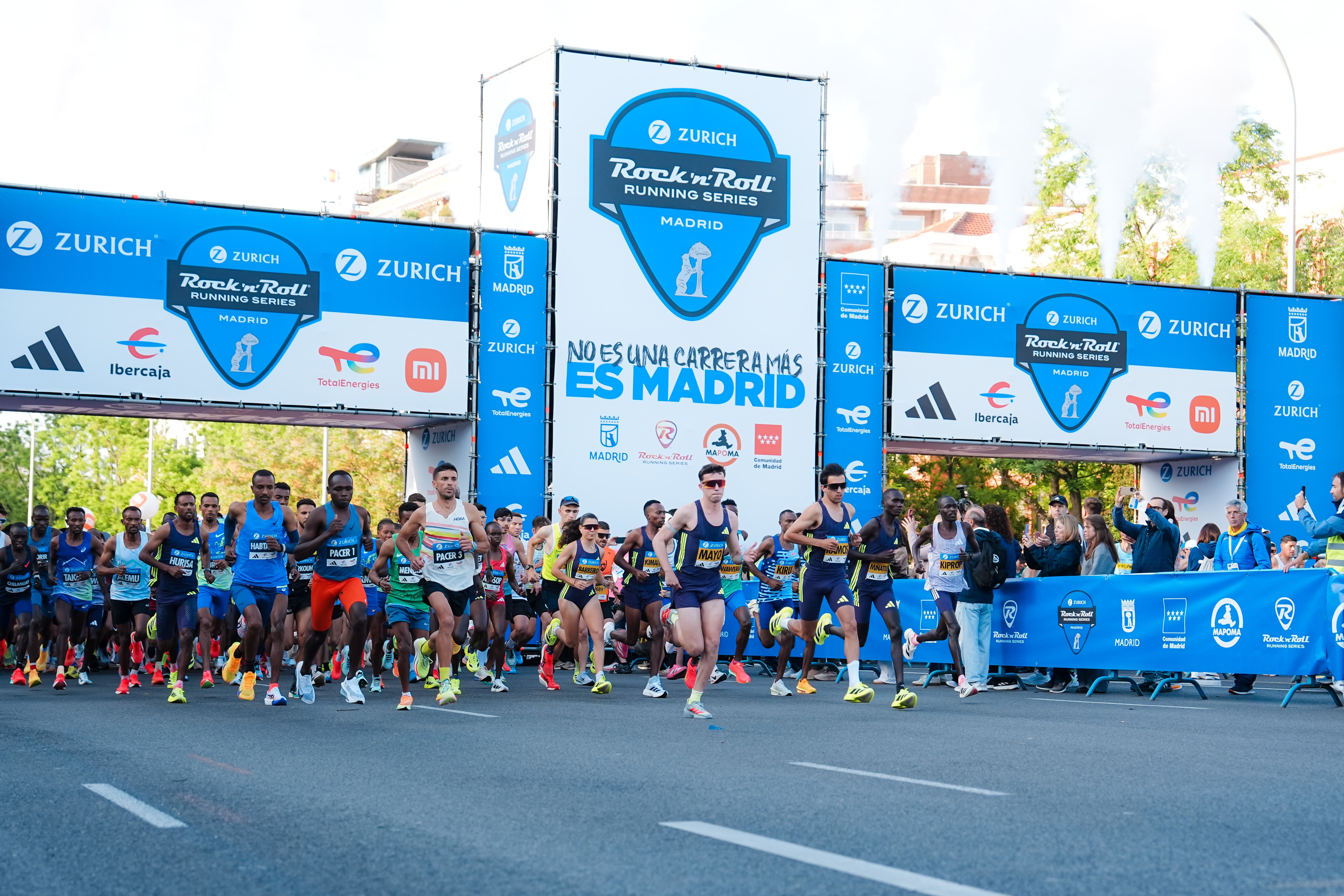 Salida del Maratón de Madrid 2026
