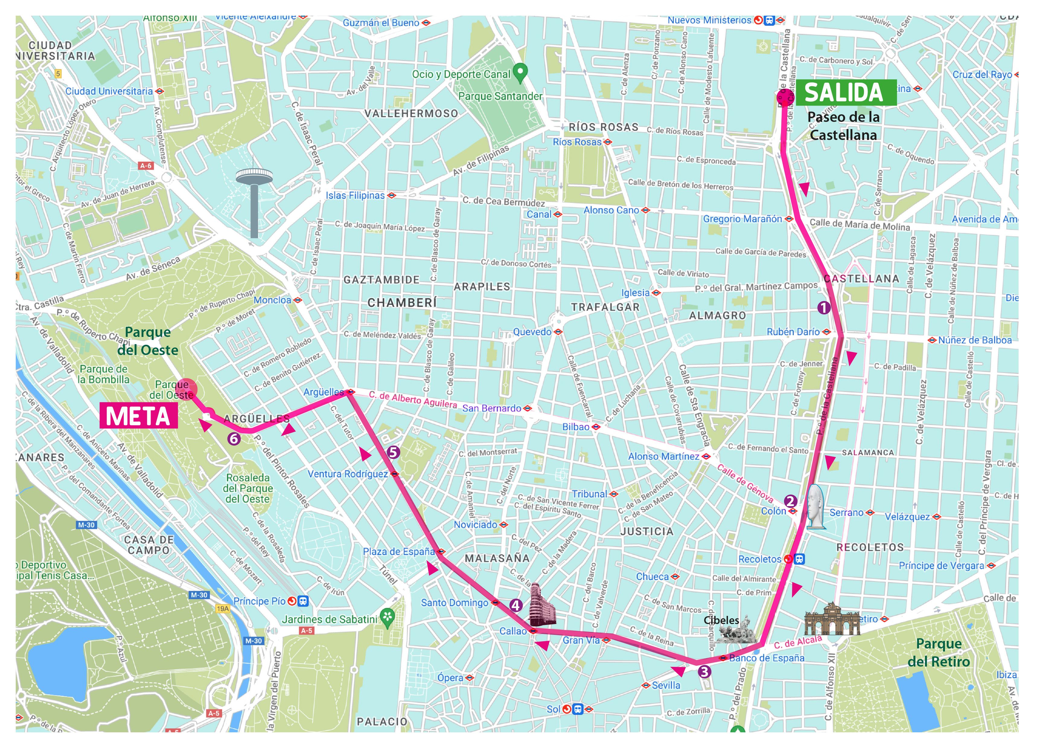 Recorrido CM Madrid 26