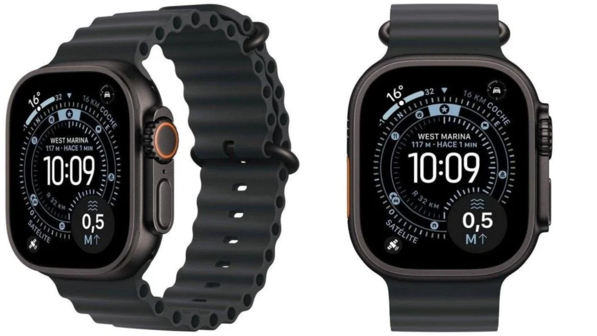 Apple Watch Ultra 3 GPS + Cellular 49mm Caja de Titanio.