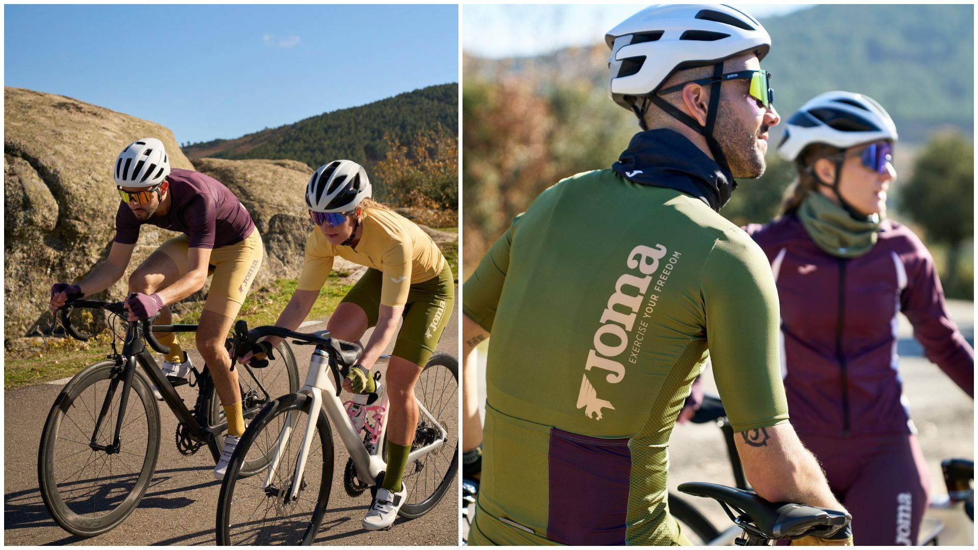 Joma lanza su nueva colección de ciclismo.