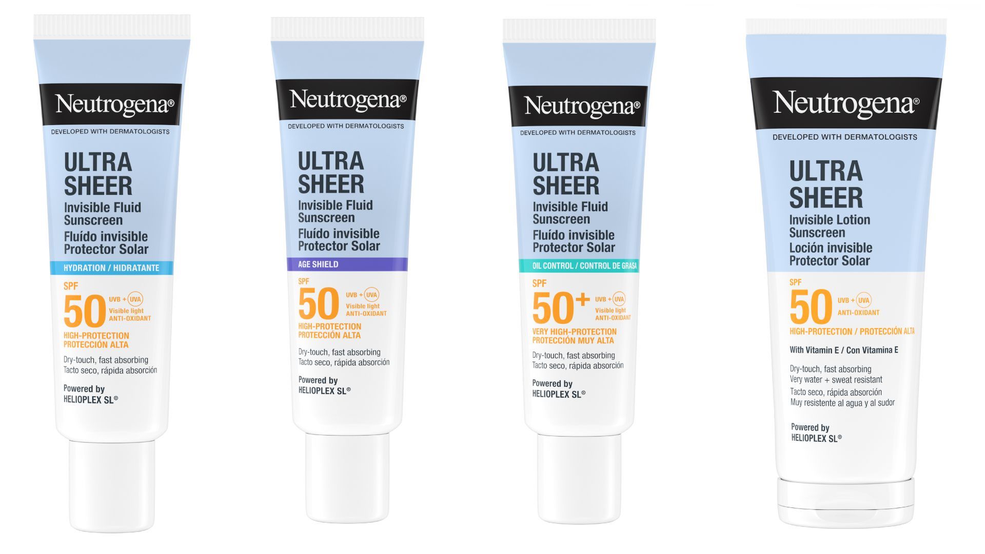 La gama de Neutrogena.