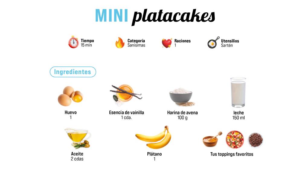INGREDIENTES MINIPLATACAKES