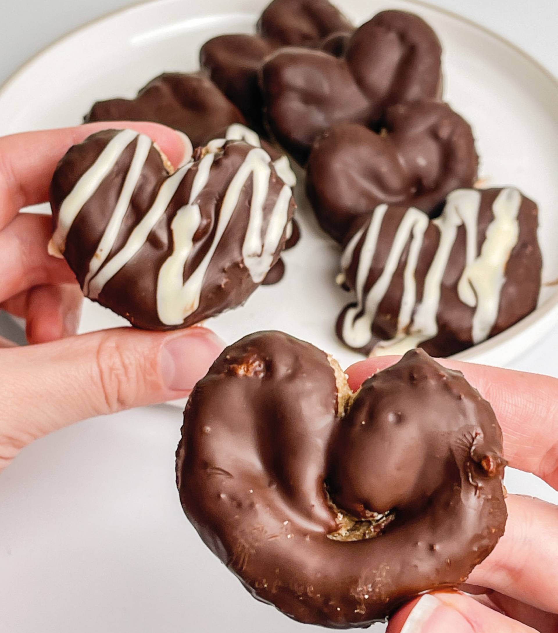 Palmeritas de chocolate, un capricho saludable Palmeritas de chocolate, un capricho saludable
