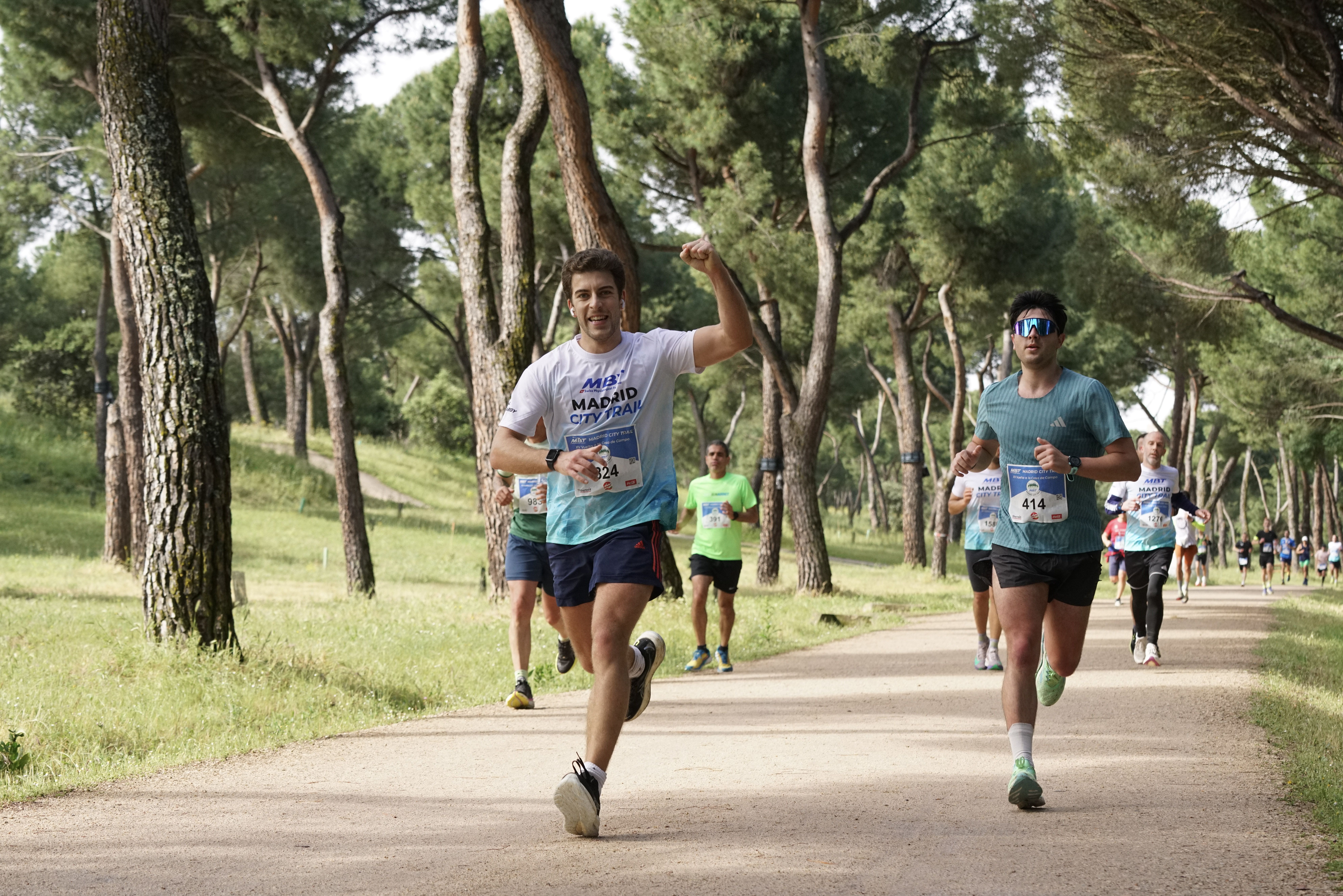 Participantes en la MBT Madrid City Trail 2026