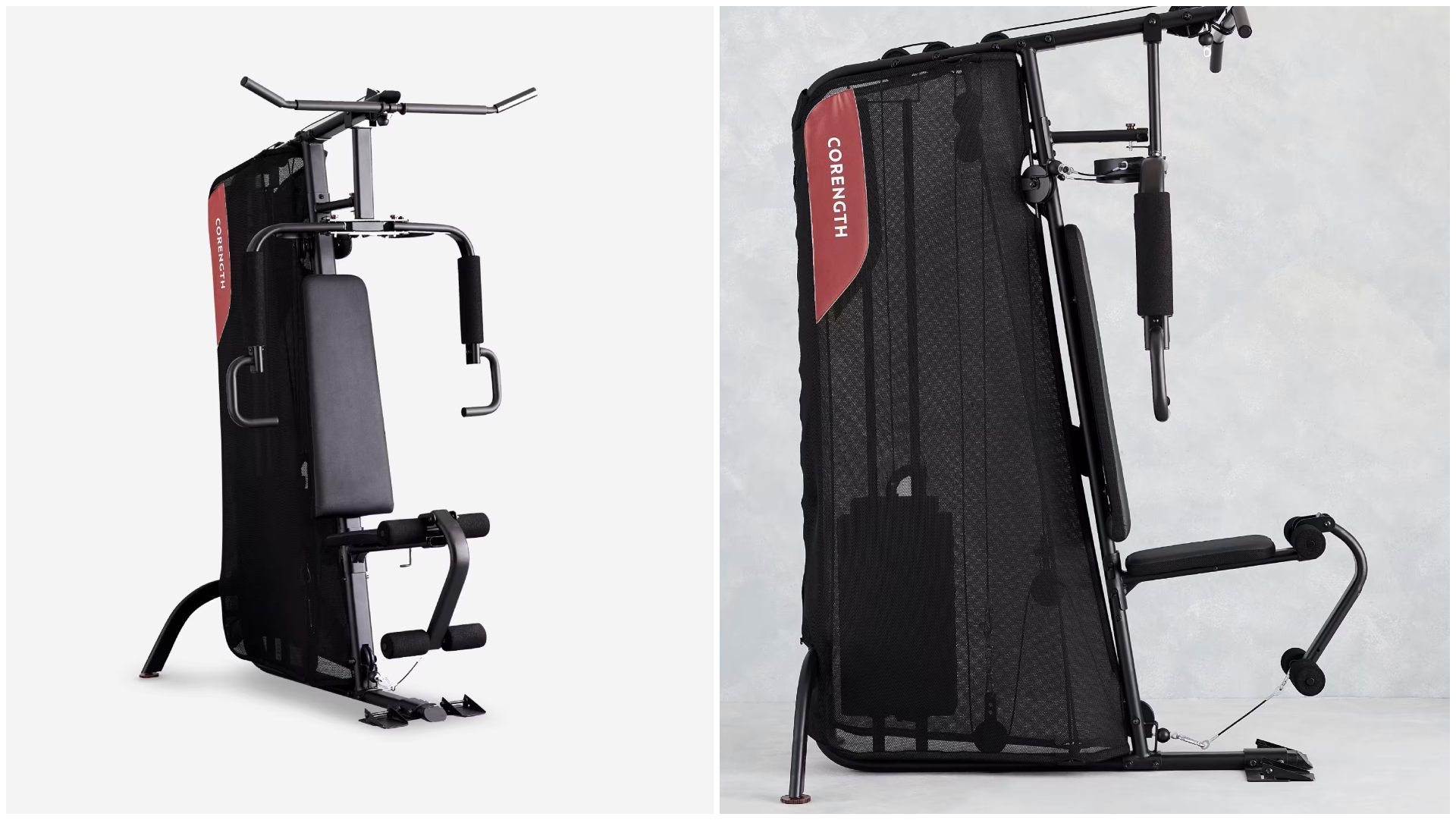 Multiestación musculación compact con cargas guiadas Home Gym Corength.
