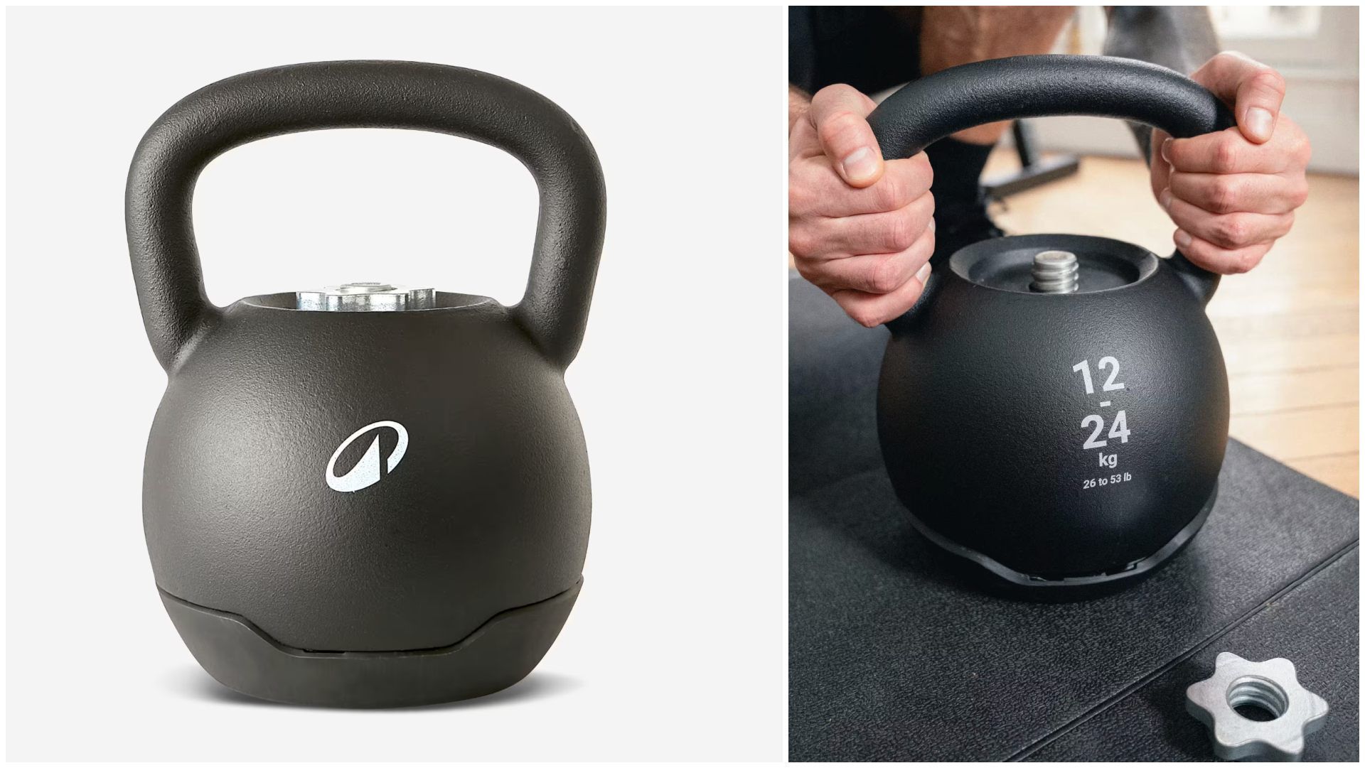 Pesa Rusa Ajustable 12 24 kg Base 12 kg.