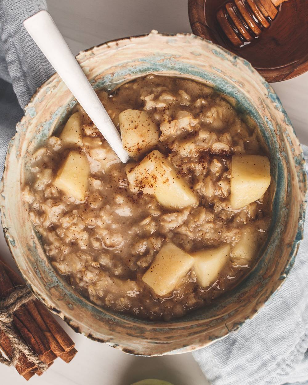 Porridge cremoso de manzana Mireia Velasco