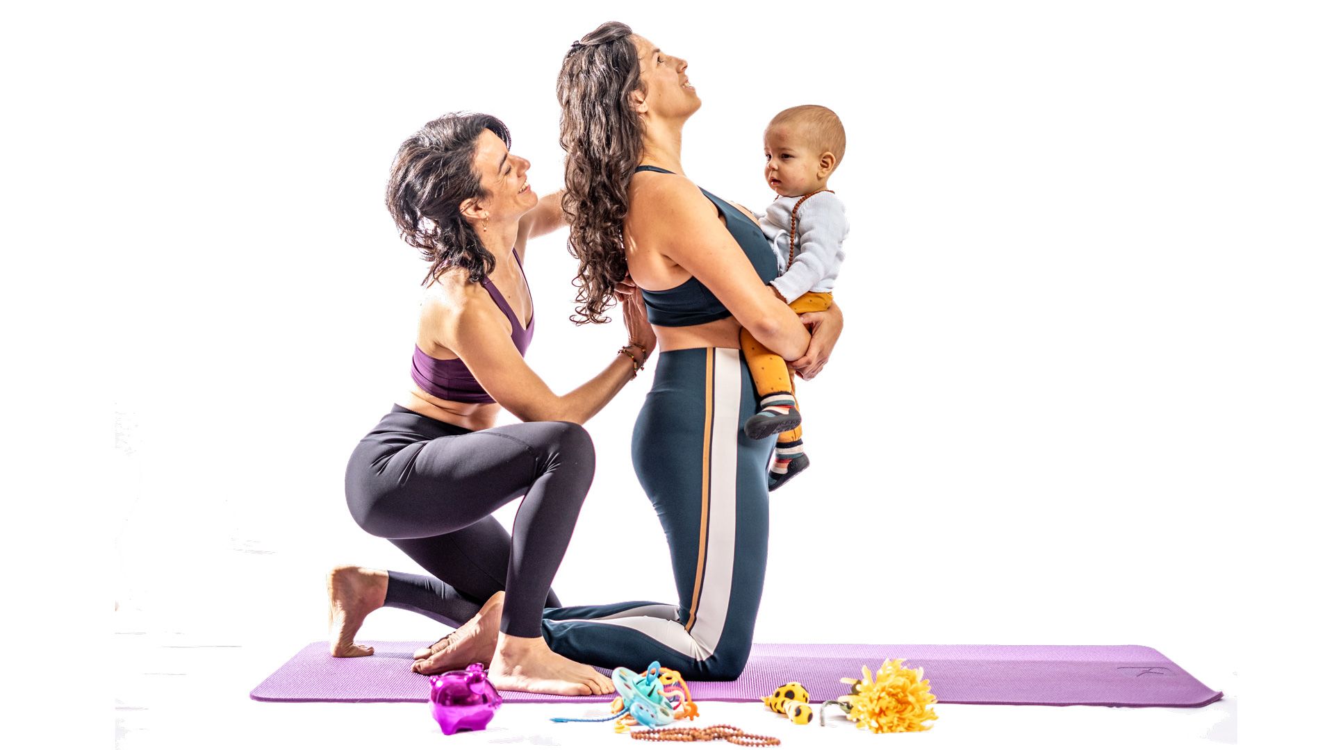 Yoga para mamás y bebés, para una maternidad tranquila y feliz. (Foto: JCD)
